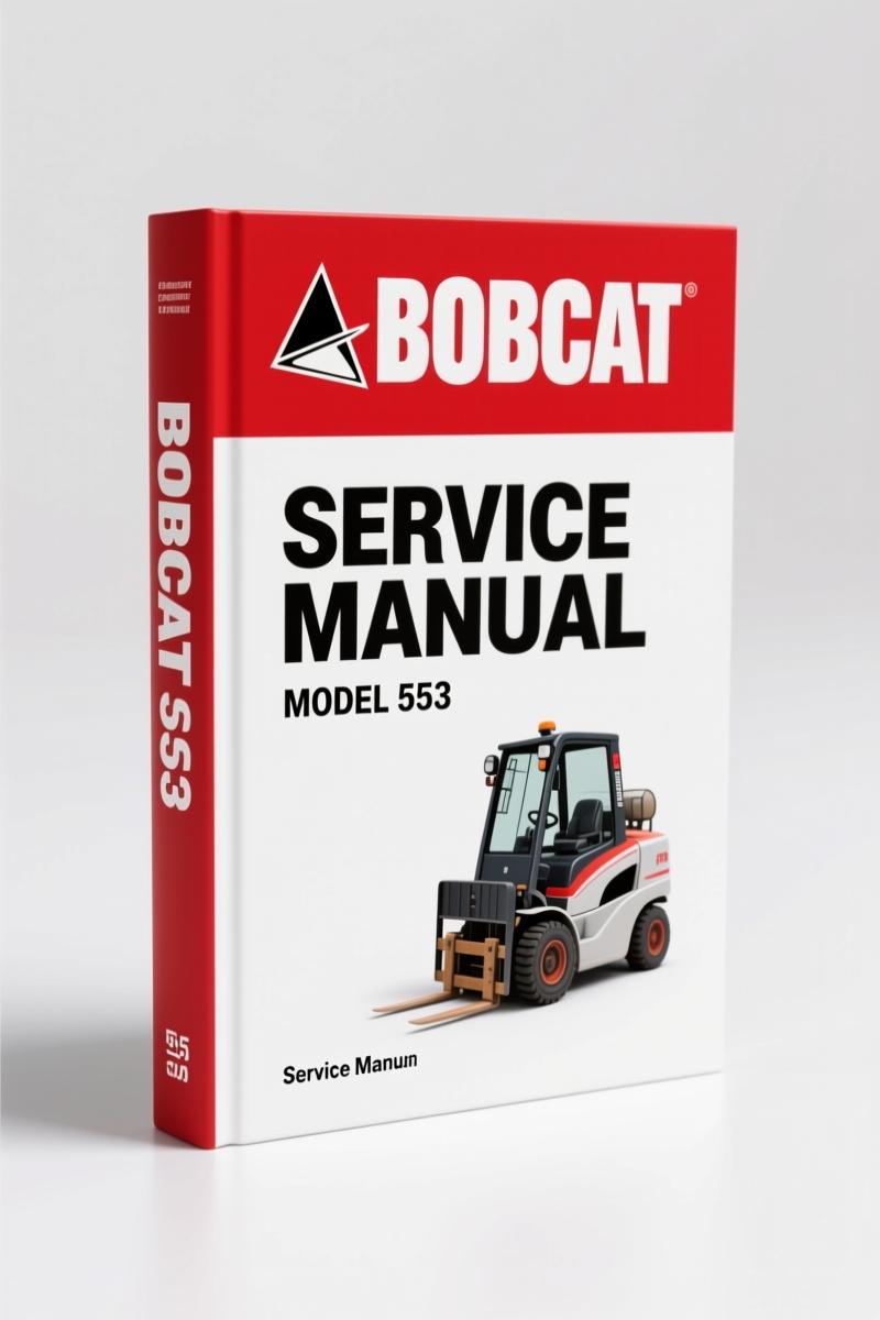 Bobcat 553 2006 Service Manual – Factory Diagnostics for Skid-Steer Loader