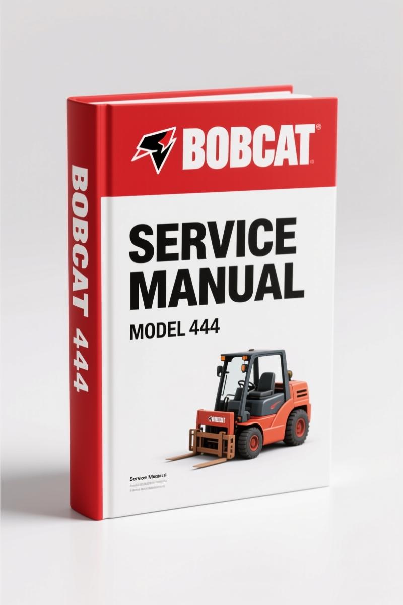 Bobcat 444, 500, 600 1987 Service Manual – Factory Specs for Hydraulics & Engine