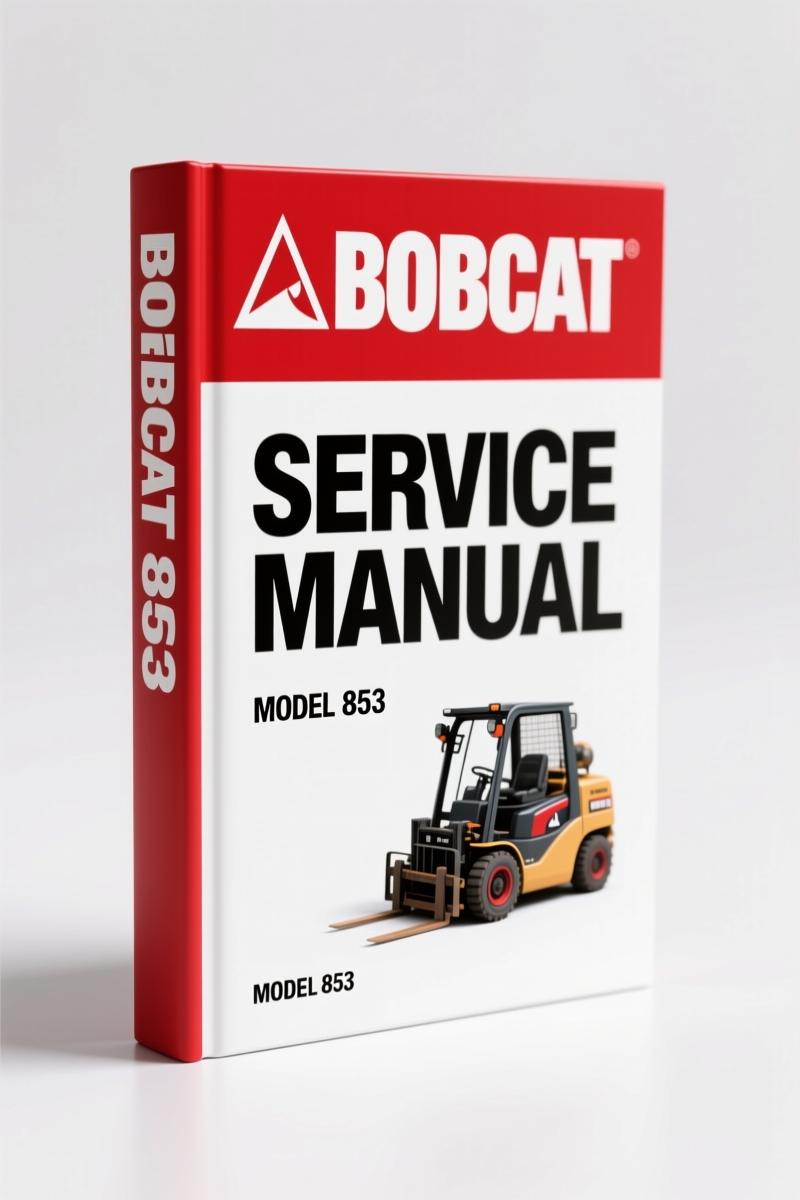 Bobcat 853 1995 Service Manual – OEM Factory Specs