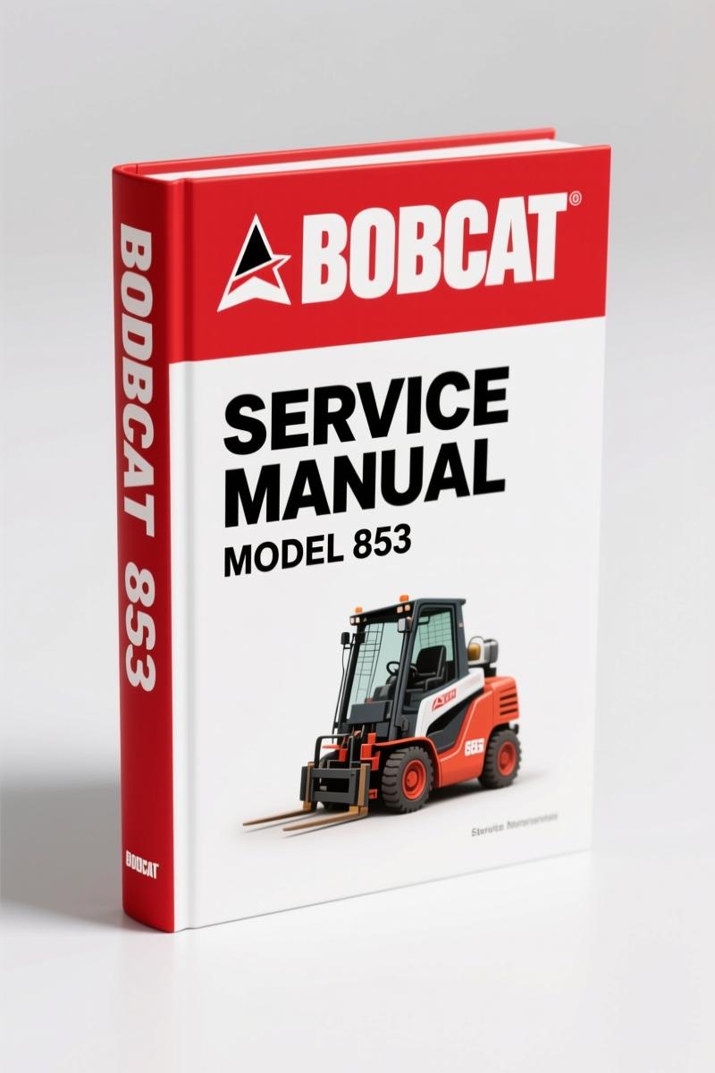 Bobcat 853 1995 Service Manual – Factory Diagnostics for Skid-Steer Loader