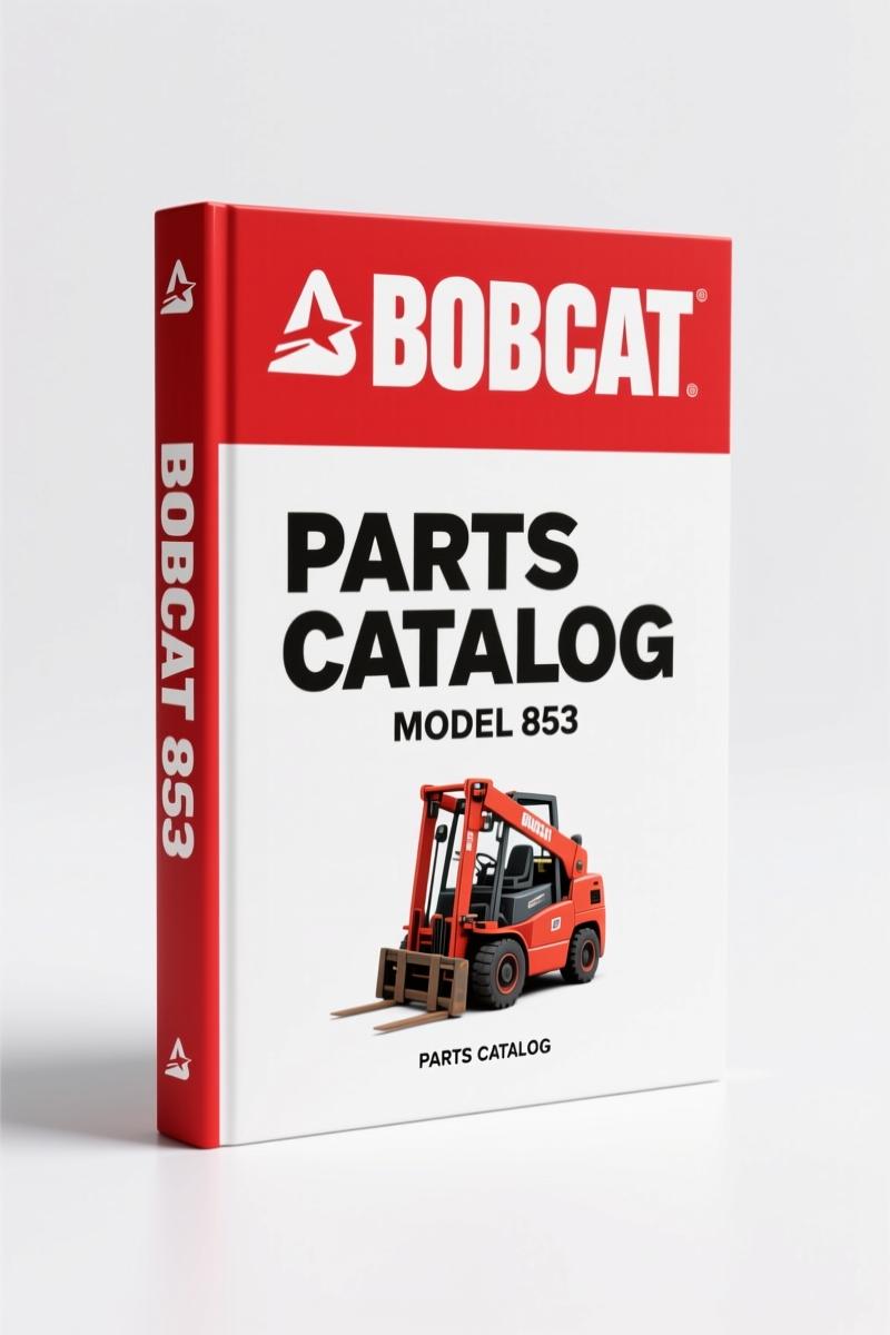 Bobcat 853 Parts Catalog – Factory OEM Parts Identification Manual (316 pages)