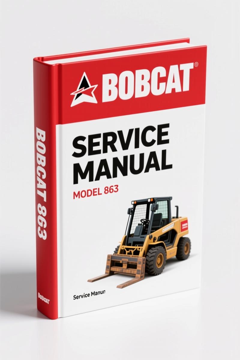 Bobcat 863 1998 Service Manual – 534 Pages Factory Specs for Skid-Steer Loader