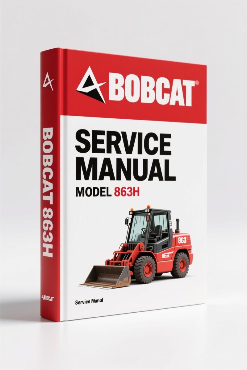 Bobcat 863, 863H 1996 Service Manual – 24 Pages of Factory Preventive Maintenance
