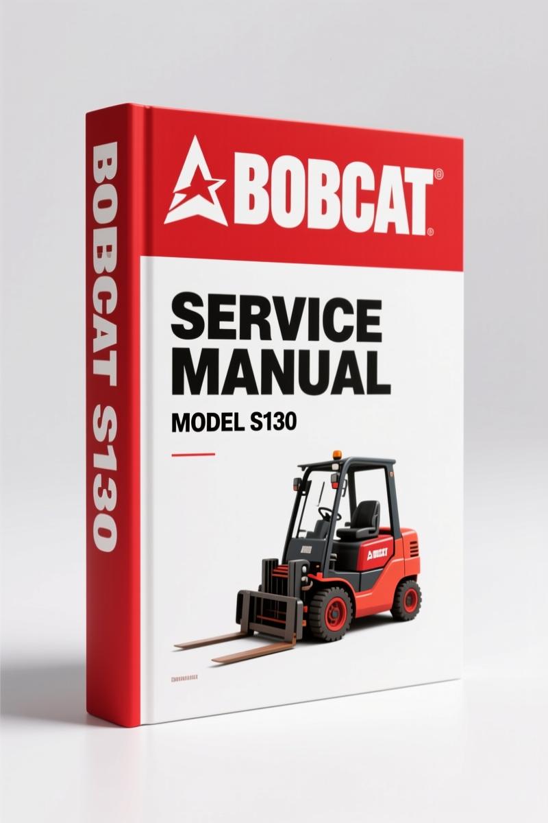 Bobcat S130 2008 Service Manual – Factory Diagnostics & Repair