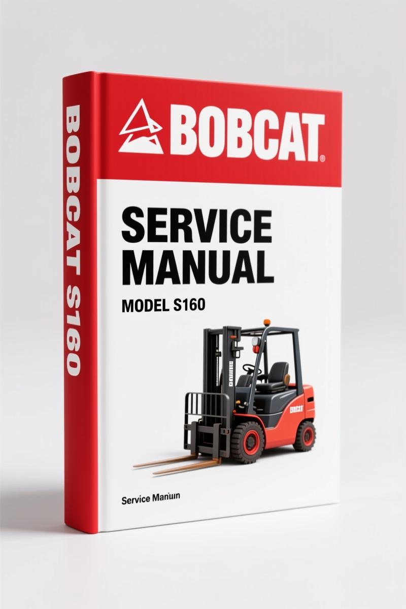 Bobcat S160 2008 Service Manual – 996 Pages Factory Specs