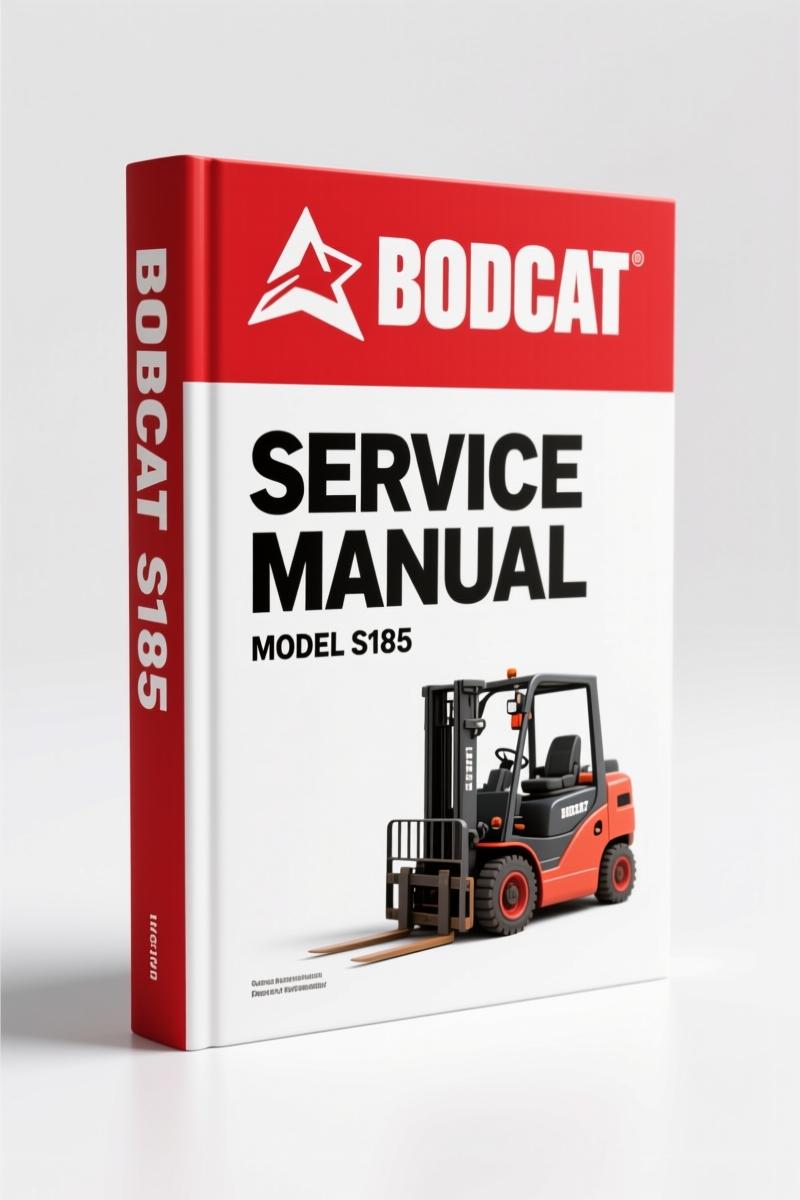 Bobcat S185 2008 Service Manual – 928 Pages Factory Specs