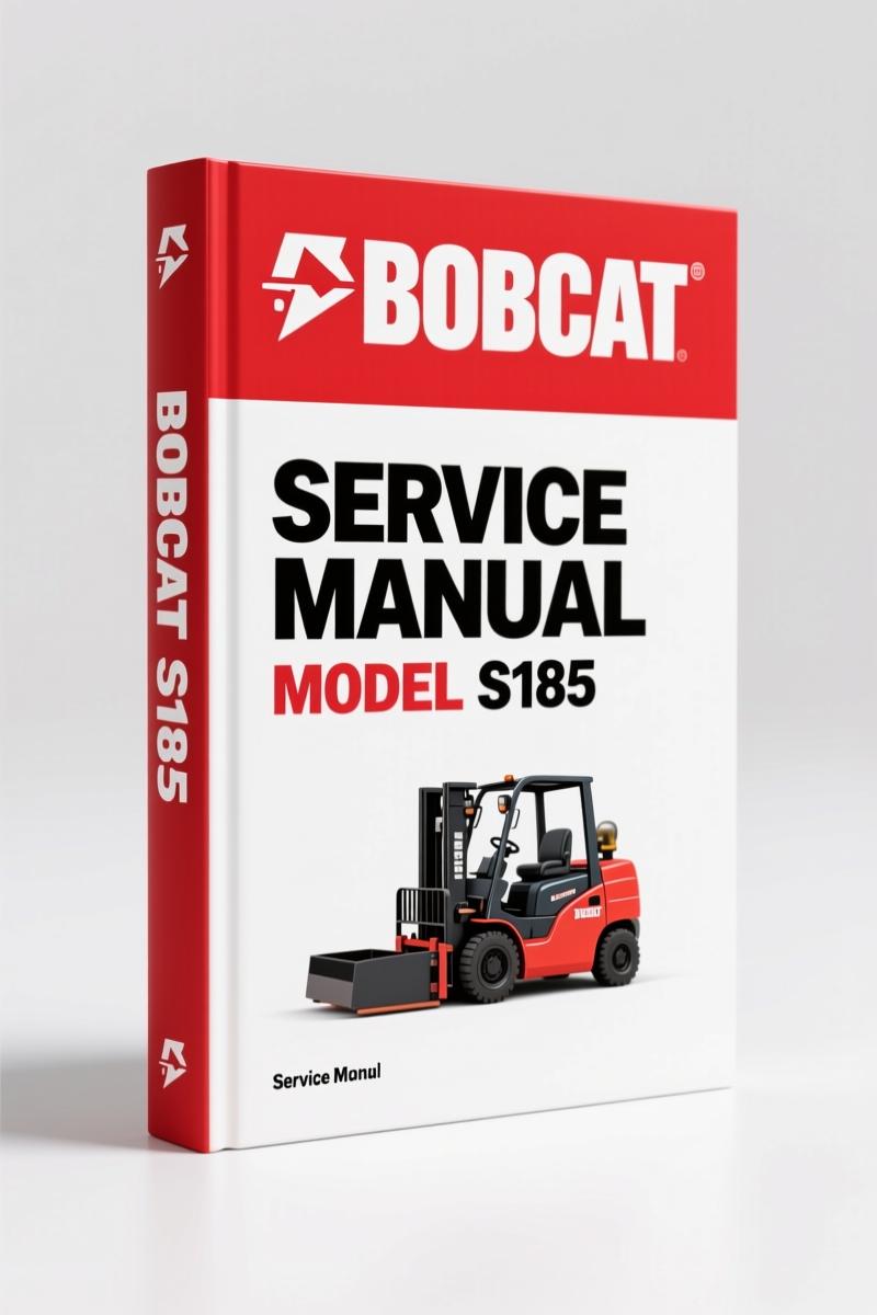 Bobcat S175, S185 Service Manual – Factory Maintenance Specs