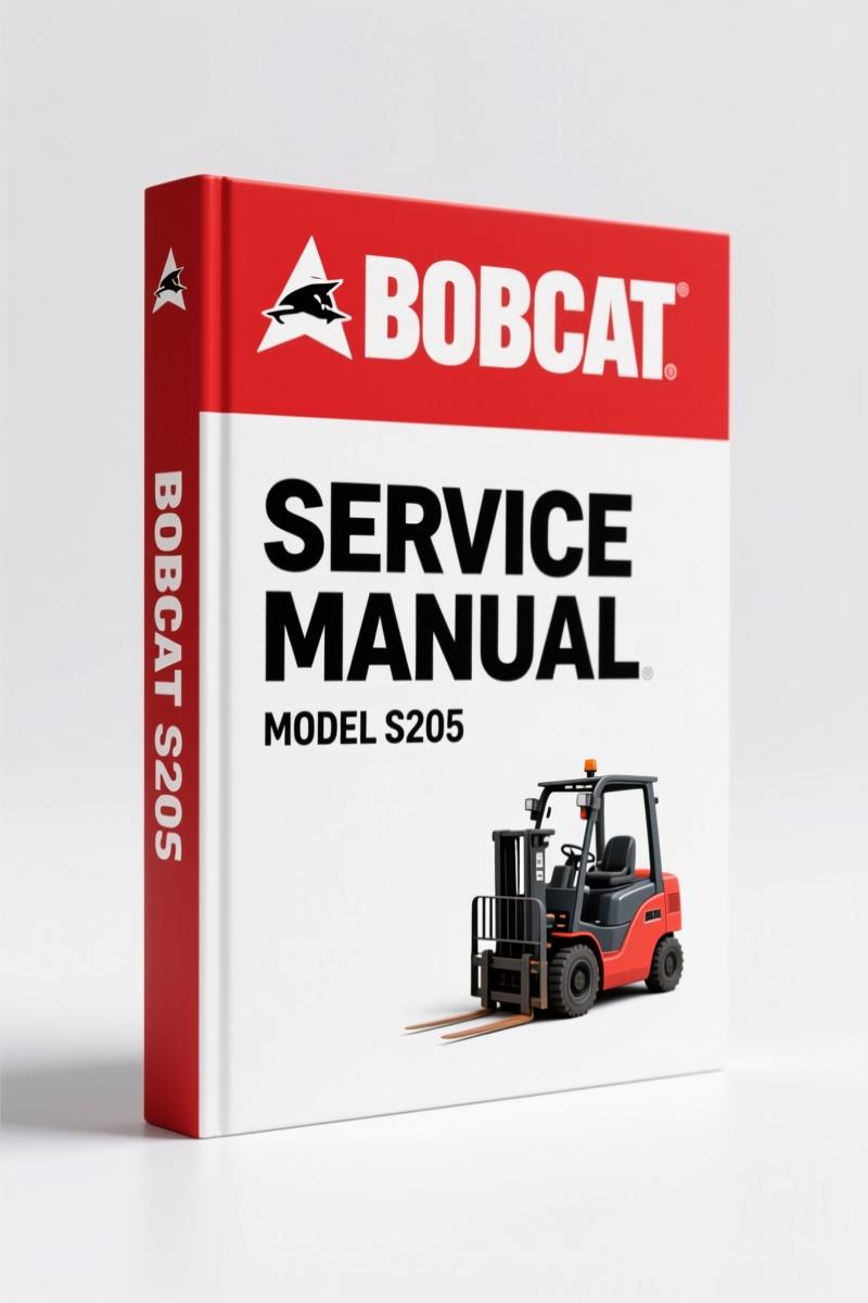 Bobcat S205 2008 Service Manual – 955 Pages Factory Specs