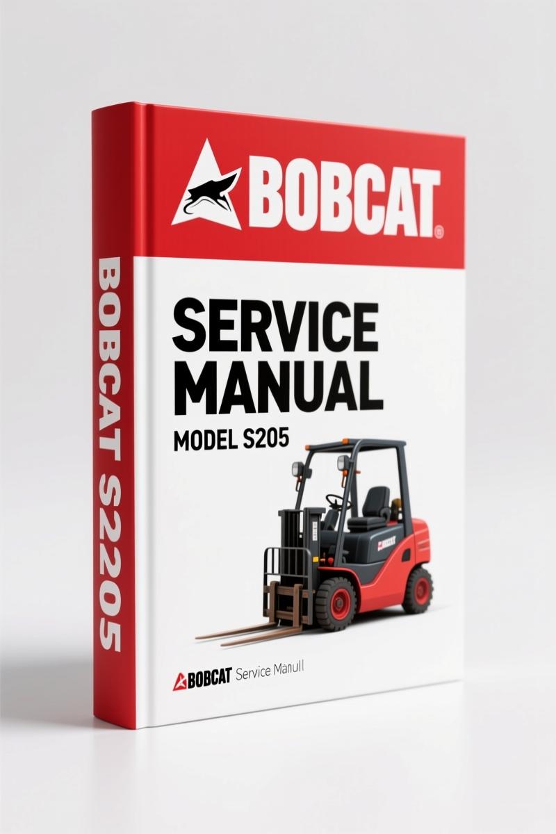 Bobcat S205 2006 Service Manual – Factory Specs for Skid-Steer Loader