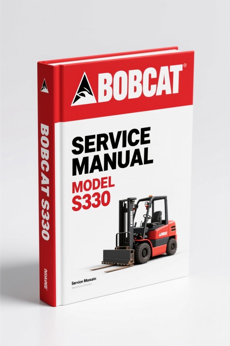 Bobcat S330 2008 Service Manual – Factory OEM Repair Data