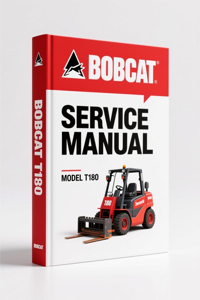 Bobcat T180 2008 Service Manual – Factory 868-Page Technical Documentation