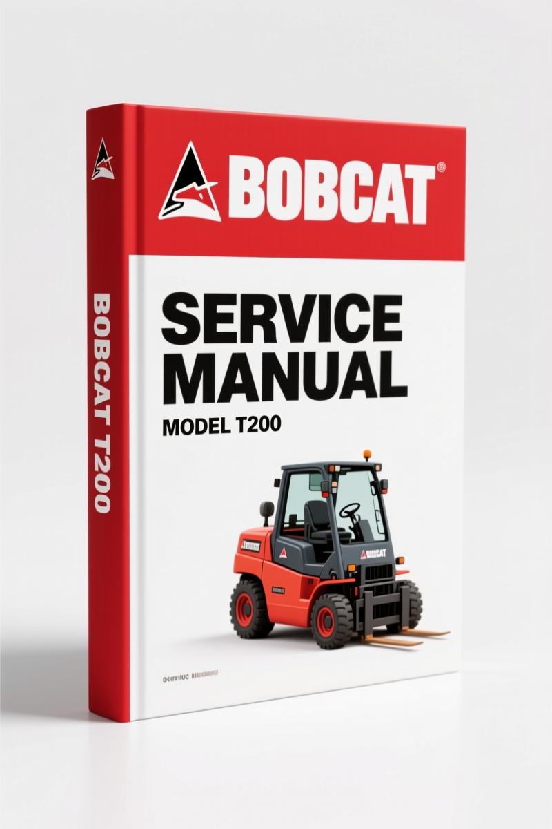 Bobcat T200 2006 Service Manual – 861 Pages OEM Factory Specs