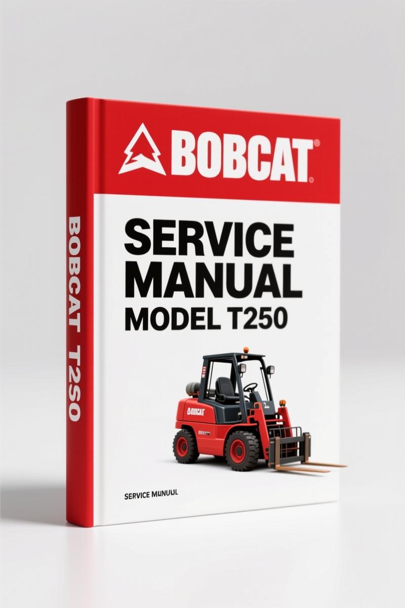 Bobcat T250 2008 Service Manual – 883 Pages Factory Specs