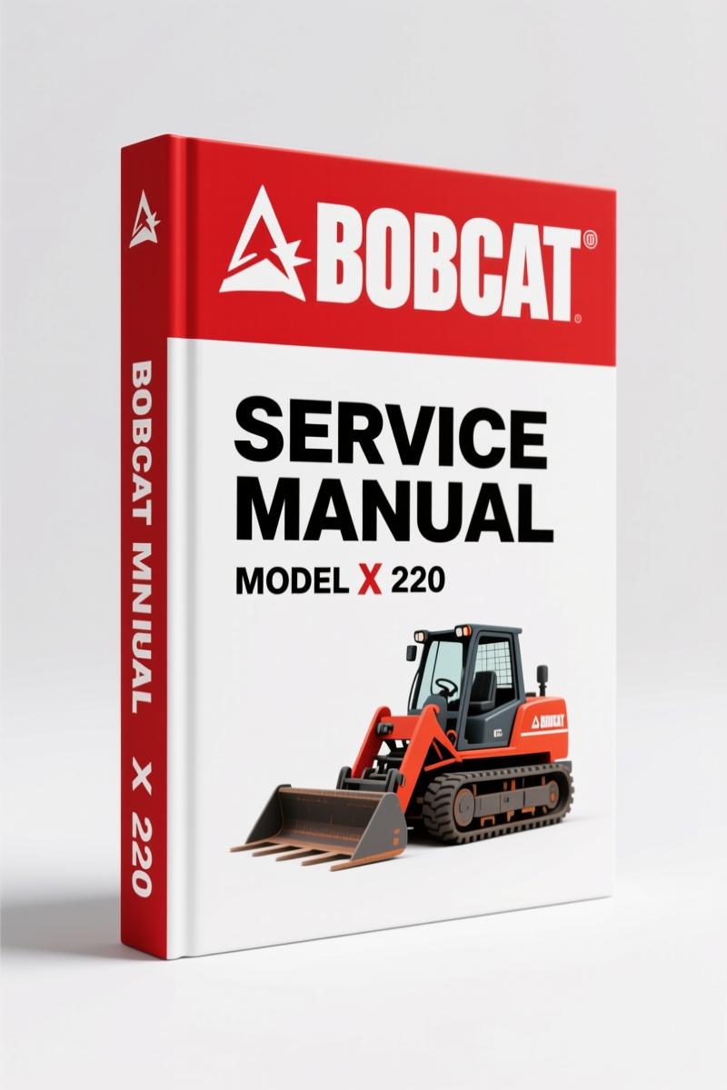 Bobcat X 220 1989 Service Manual – 256 Pages Factory Specs
