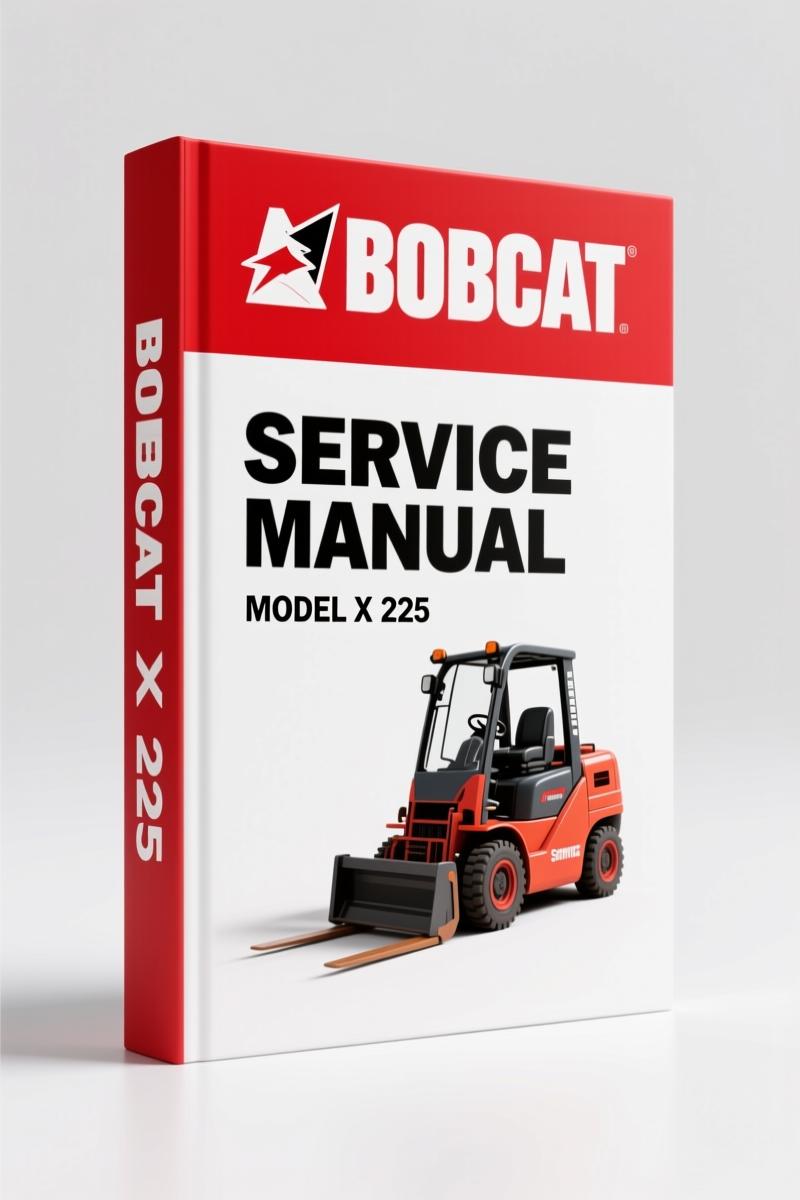 Bobcat X 225 1989 Service Manual – Factory Specs for Excavator