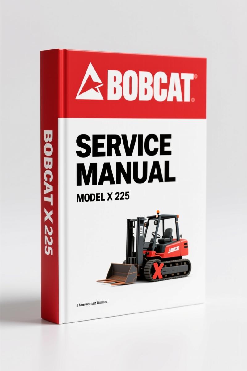 Bobcat X 225 1991 Service Manual – 325 Pages Factory Specs