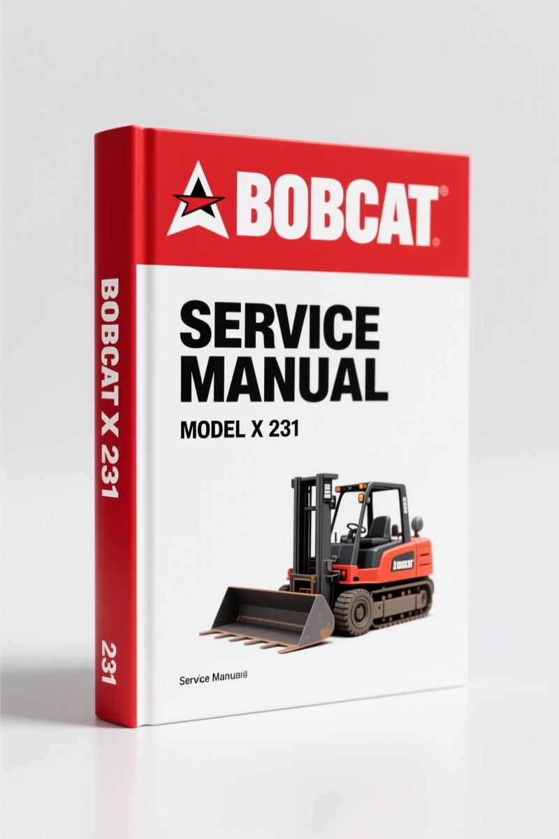Bobcat X 231 1990 Service Manual – OEM Factory Specs for Excavator