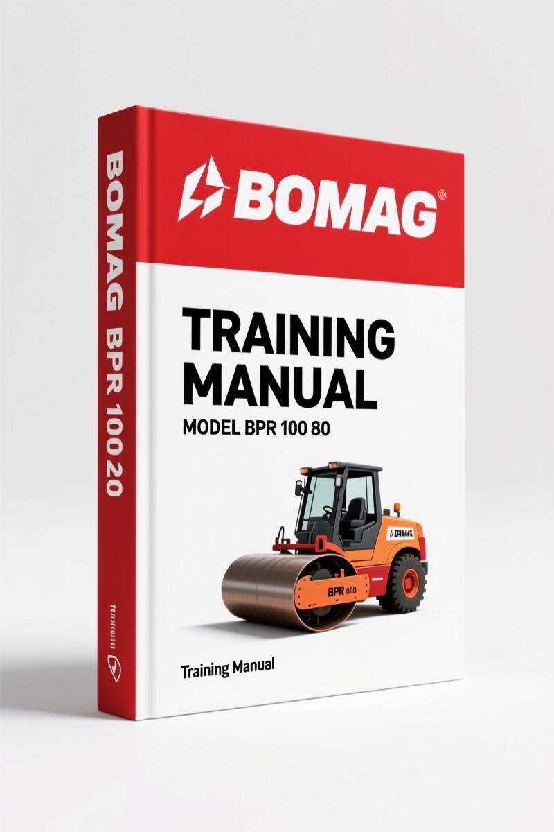 Bomag BPR 25/45, BPR 100/80 2007 Training Manual – OEM Service Data