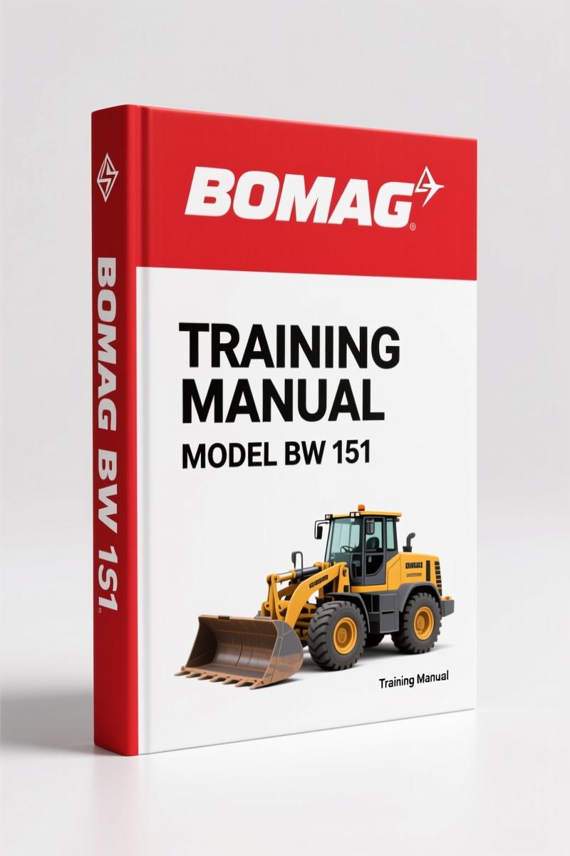 Bomag BW 141, BW 151, BW 154 2005 Training Manual – OEM Specs