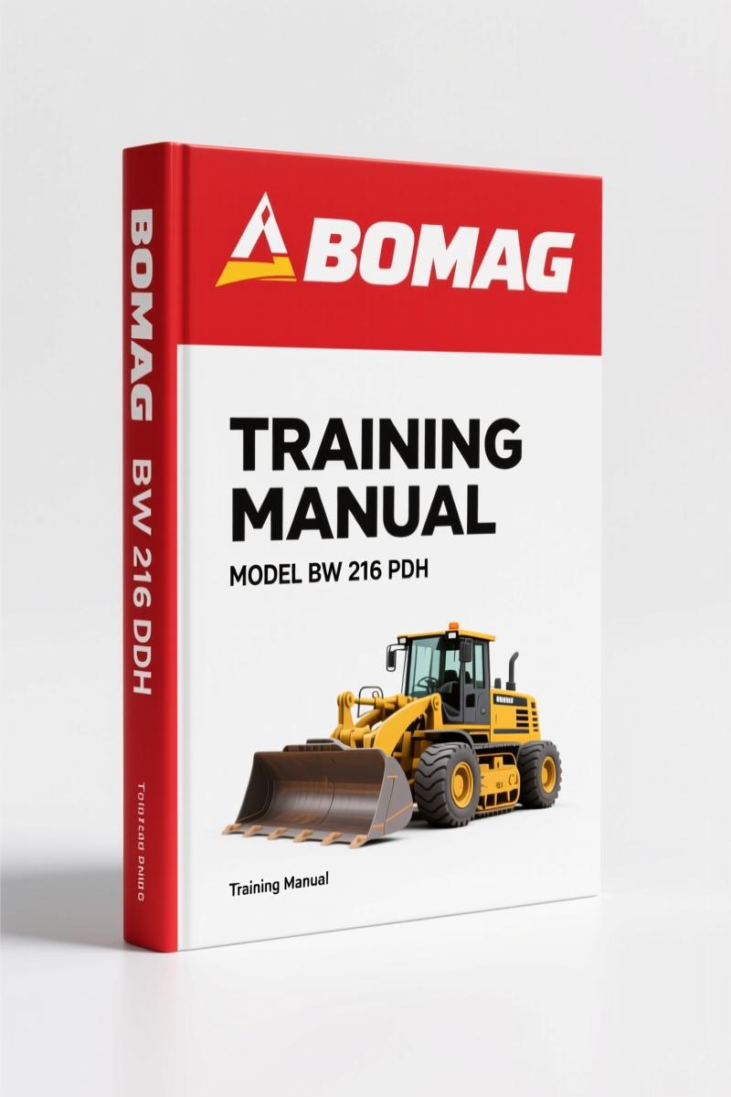 Bomag BW 216-226 DH/PDH 2005 Training Manual