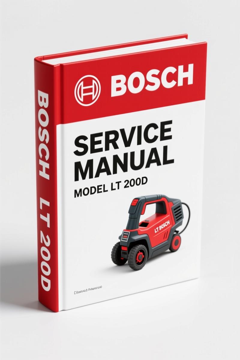 Bosch LT 200D Service Manual – Factory Specs for Industrial Forklift