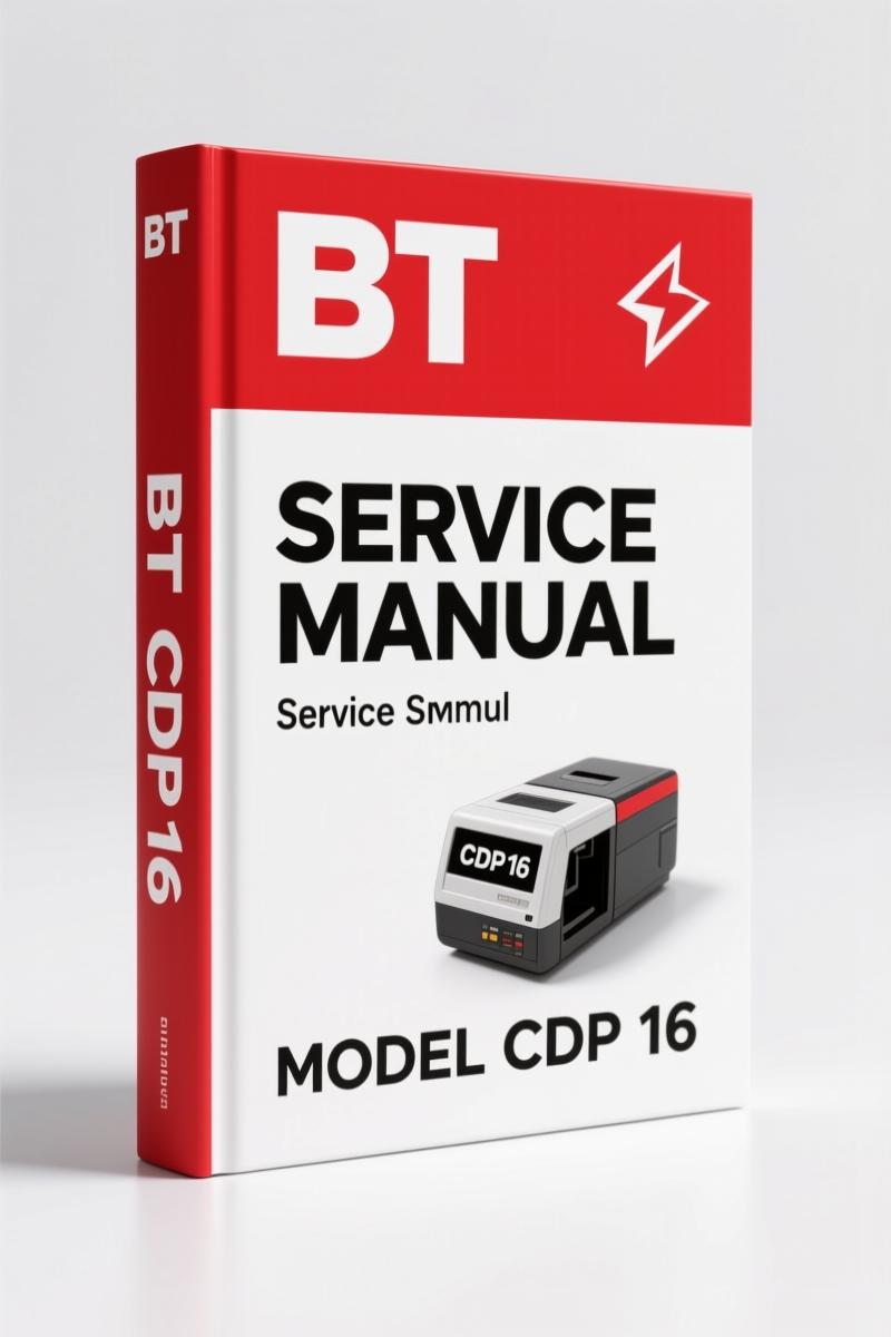 BT CDP 16, CDP 20, CGP 16, CGP 20 2001 Service Manual – 178 Pages