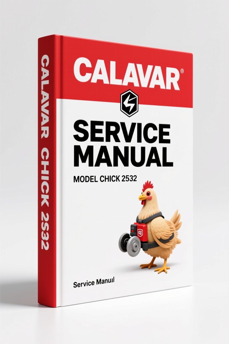 Calavar CHICK 2532 1989 Service Manual – 244 Pages OEM Factory Specs