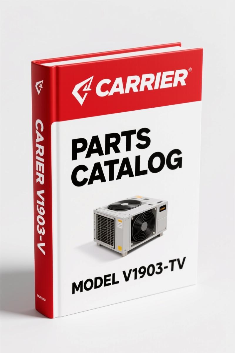 Carrier V1903-TV, V2203-TV 2005 Parts Catalog – OEM Exploded-View Diagrams