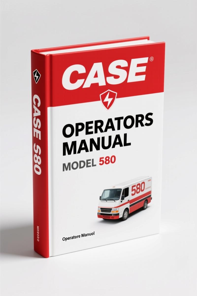 Case 580 Operators Manual – Factory Specs for Daily Checks & Maintenance