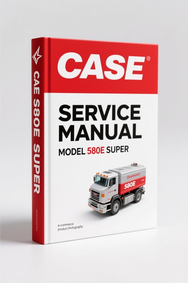 Case 580E SUPER Service Manual – Factory Specs for Loader Backhoe