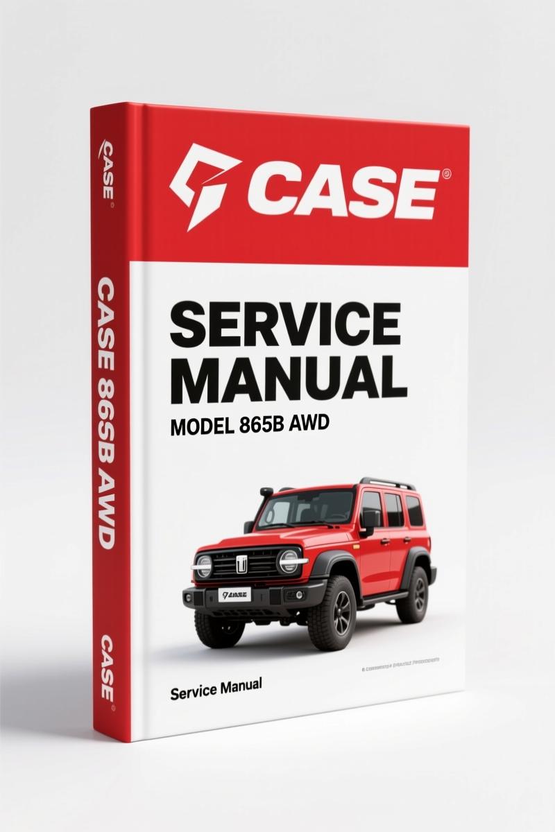 Case 845B, 845B DHP, 865B, 865B VHP, 865B AWD Service Manual – 1226 Pages