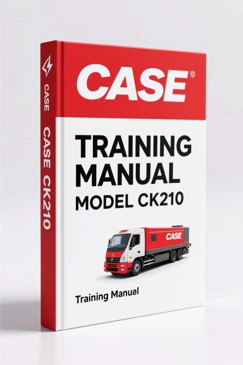 Case CK210 2004 Training Manual – Factory Specs for CX Excavators