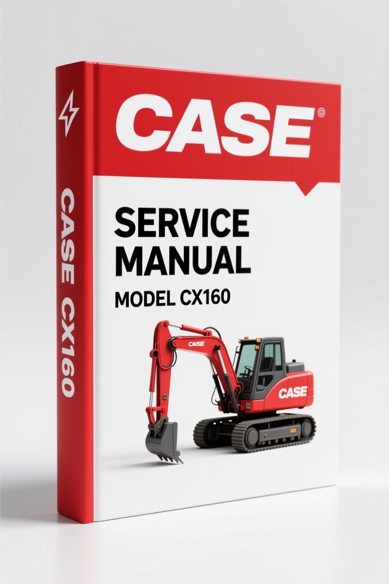 Case CX160 Service Manual – Factory Repair Specs for Excavator Technicians