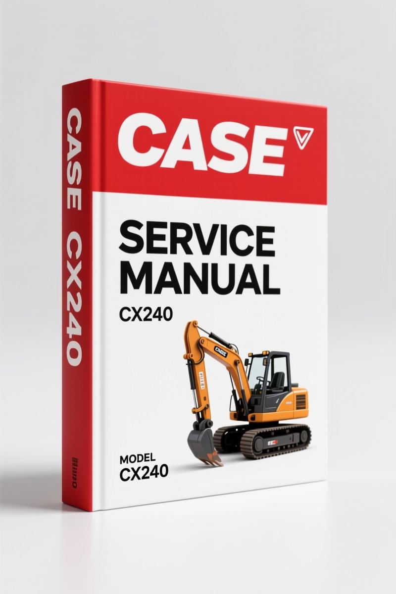 Case CX210, CX230, CX240 2005 Service Manual – 668 Pages OEM Specs