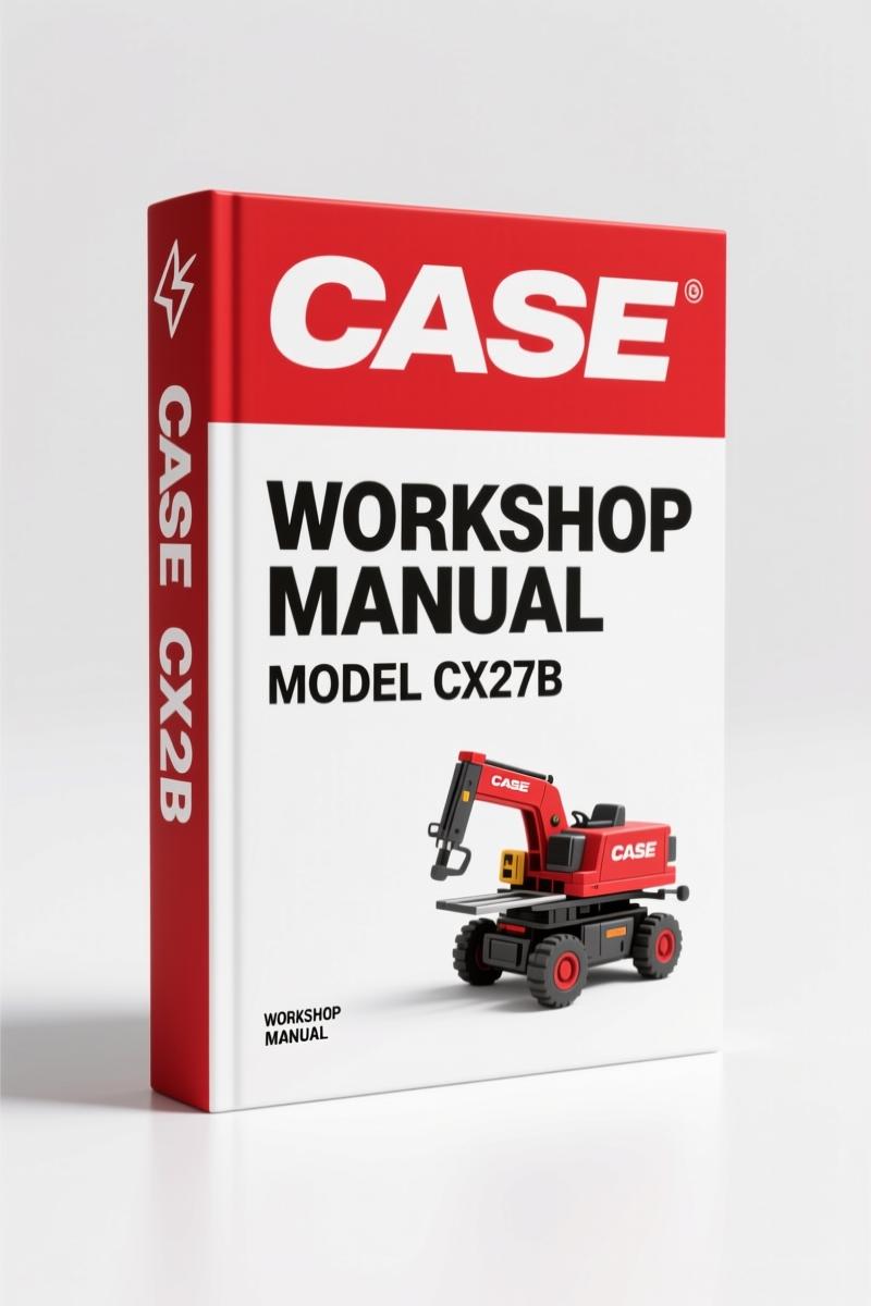 Case CX27B Workshop Manual – 749 Pages of Factory Service Data