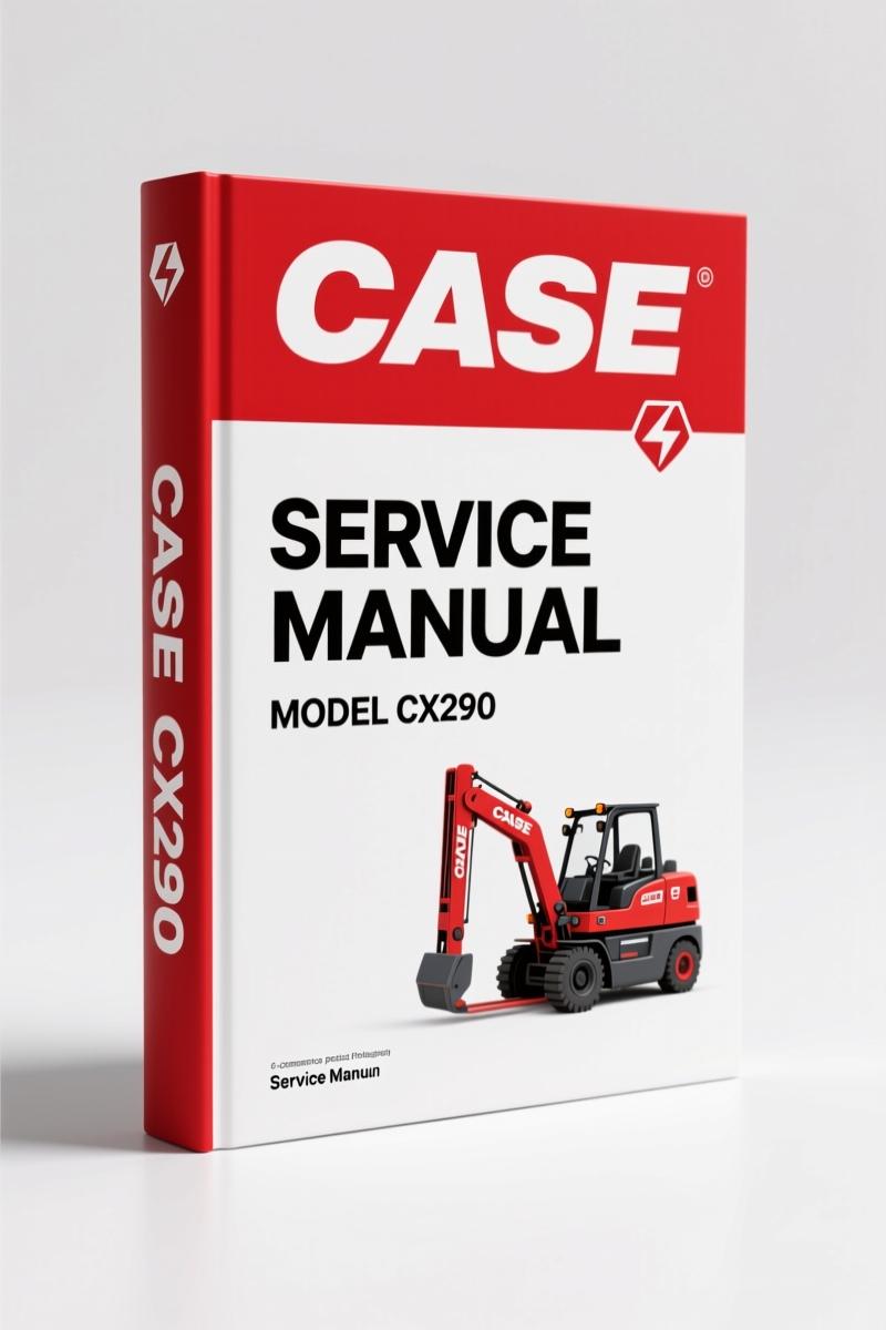 Case CX290 2002 Service Manual – 582 Pages, Factory Torque & Diagnostics