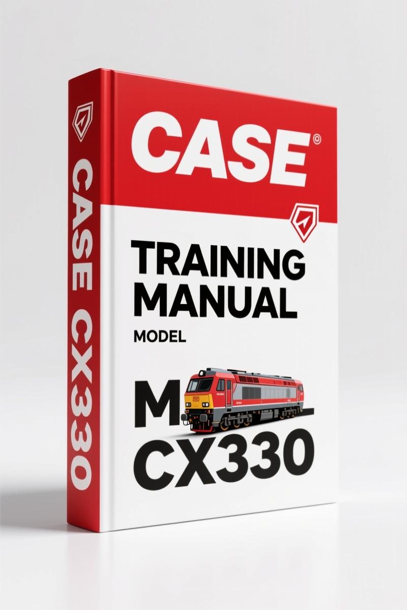 Case CX330 2006 Training Manual – OEM Excavator Training Document