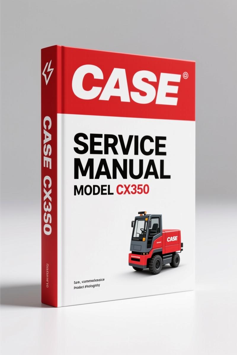 Case CX330, CX350, CX330NLC 2006 Service Manual – OEM Factory Specs