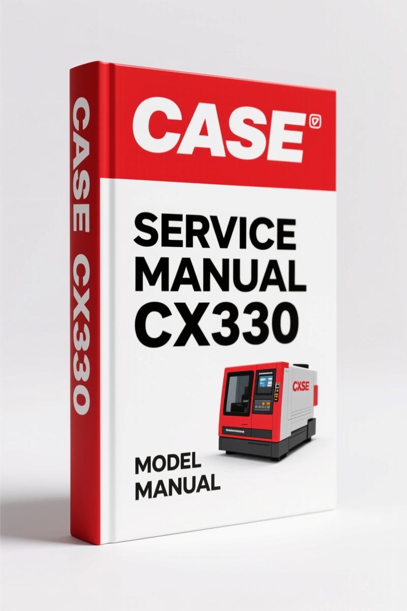 Case CX330, CX350 Service Manual – OEM Factory Specs (623 Pages)