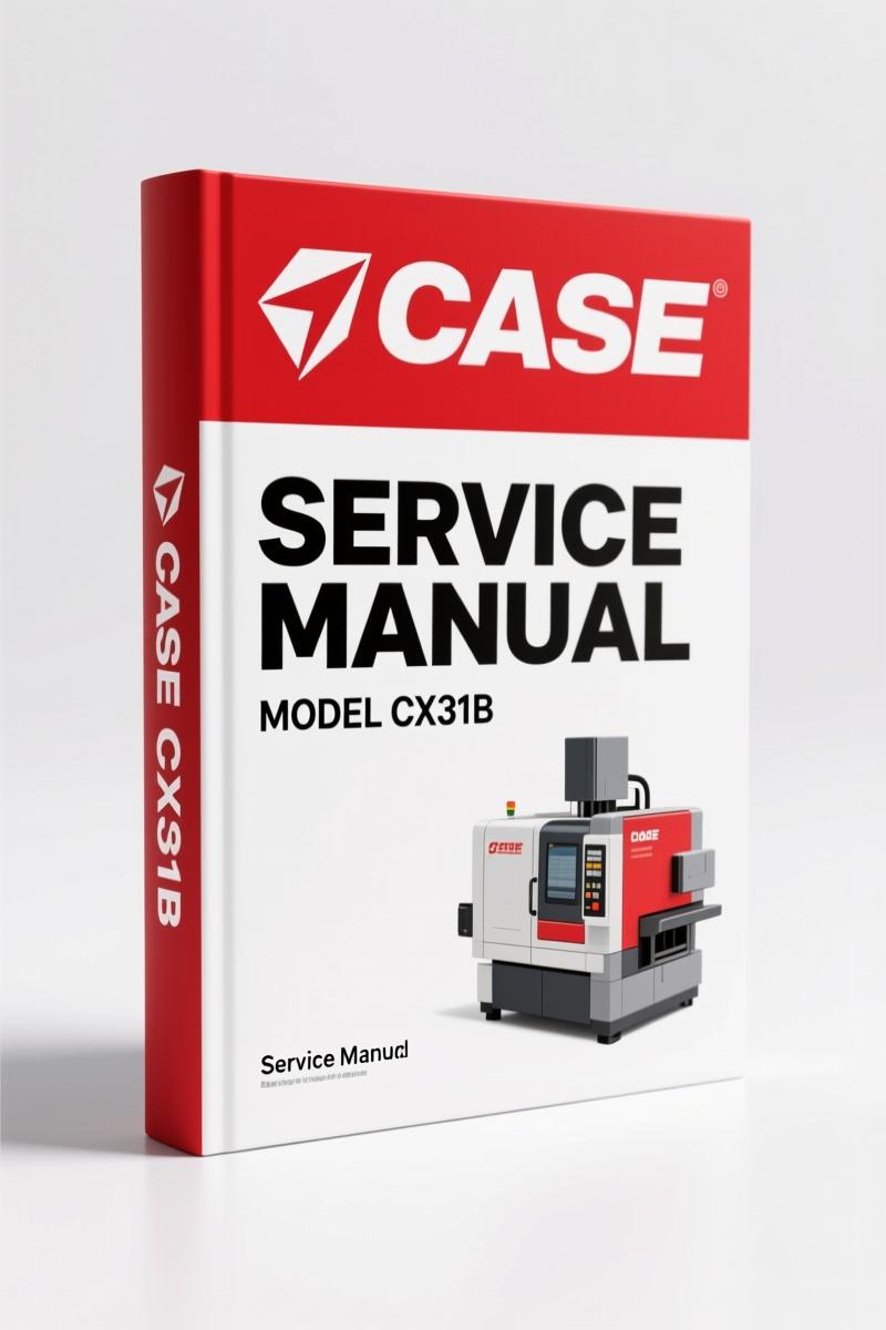 Case CX31B, CX36B 2010 Service Manual – 949-Page Factory Specs