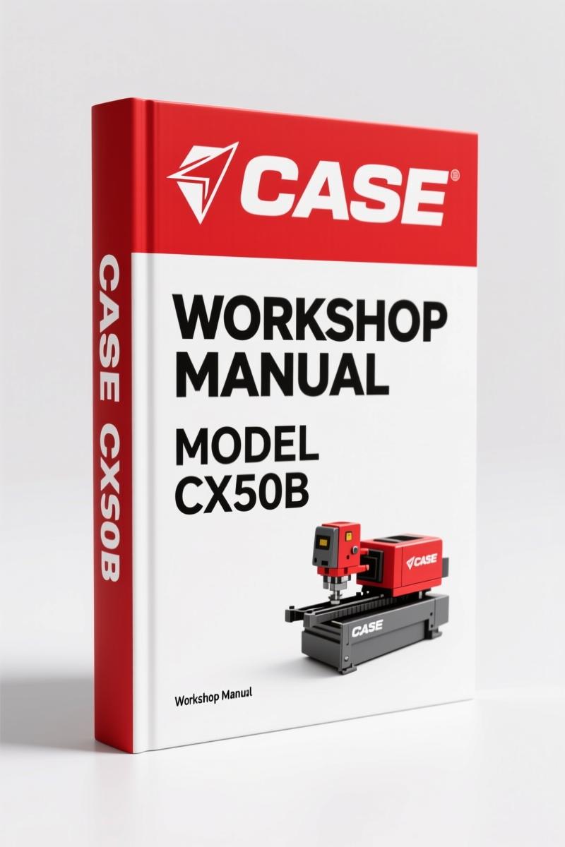 Case CX40B CX50B 2004 Workshop Manual – 780 Pages OEM Service Data