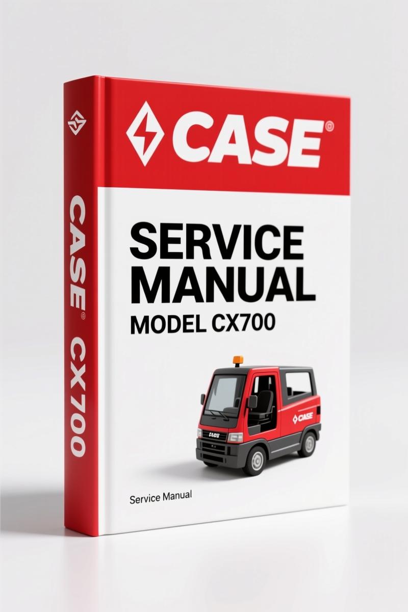 Case CX700 Service Manual – 720-Page Factory Repair Documentation