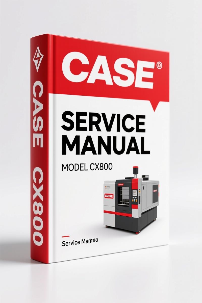 Case CX800 2002 Service Manual – Factory Specs for Crawler Excavator