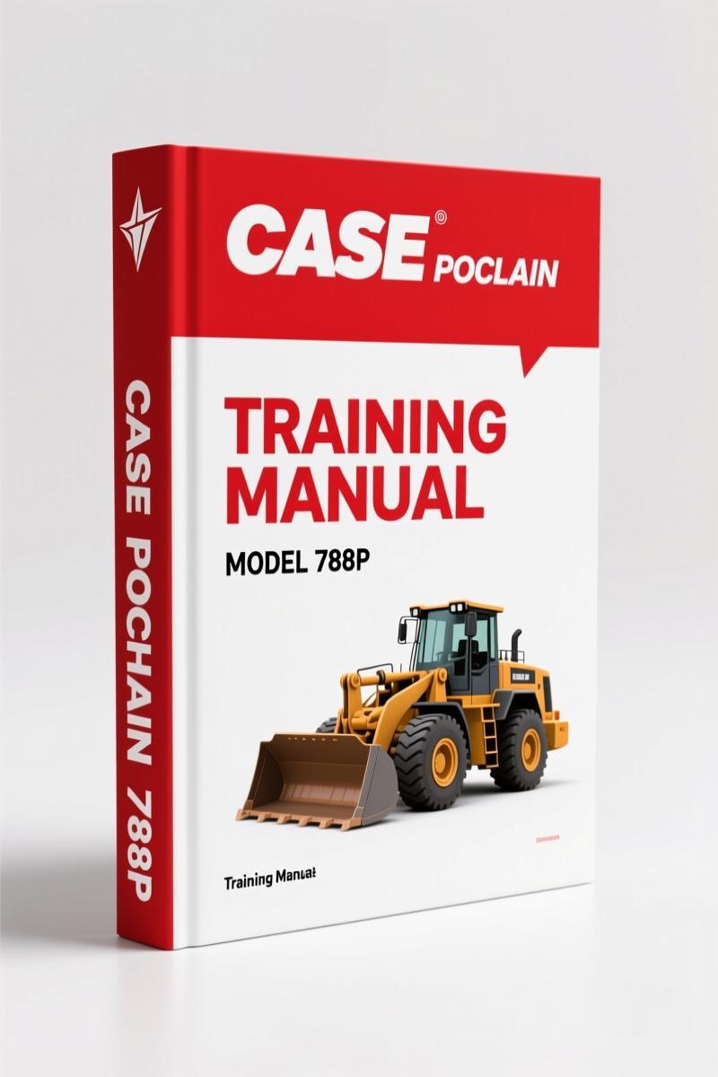 CASE Poclain 788P, 788C 1996 Training Manual – Factory Hydraulics Specs