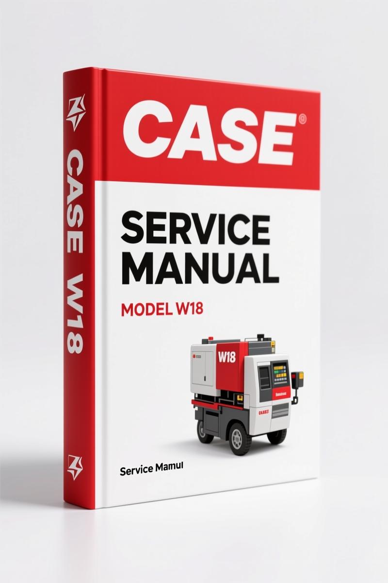 Case W18, W20B 1990 Service Manual – 303-Page Factory Repair Documentation