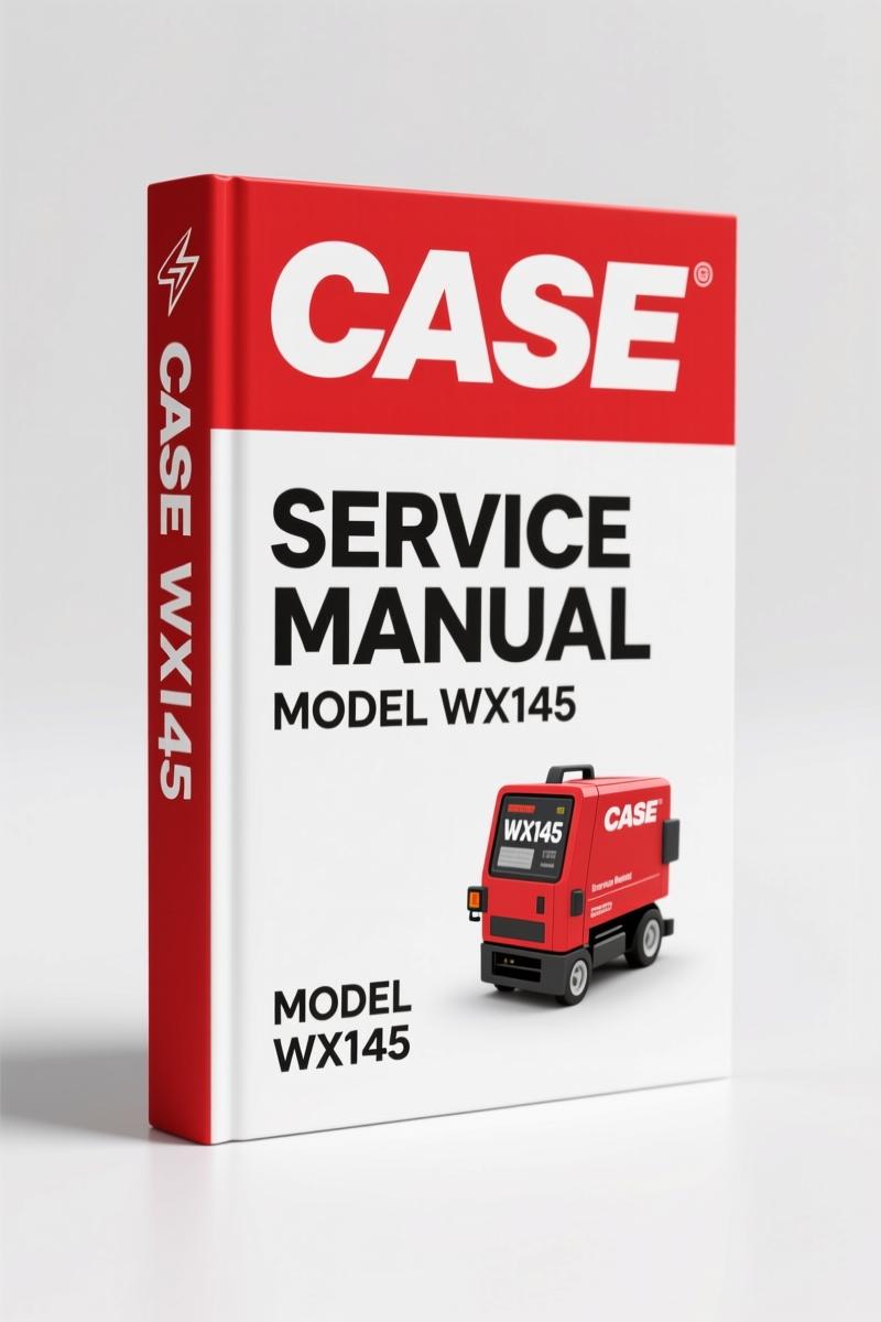 Case WX145, WX165, WX185 Service Manual – 746 Pages OEM
