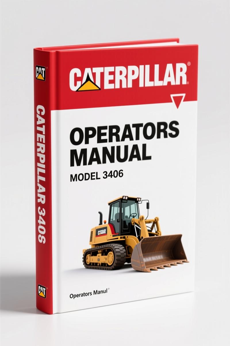 Caterpillar 3406 1984 Operators Manual cover page