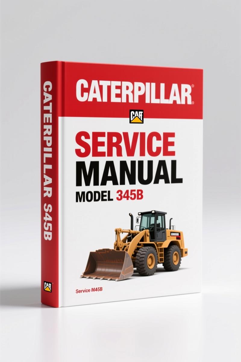 Caterpillar 345B, 345BL 2003 Service Manual – Factory Specs for 3176C Engine