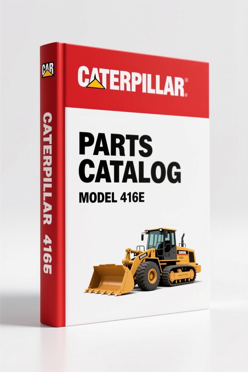 Caterpillar 416E 2007 Parts Catalog – 938 Pages OEM Documentation