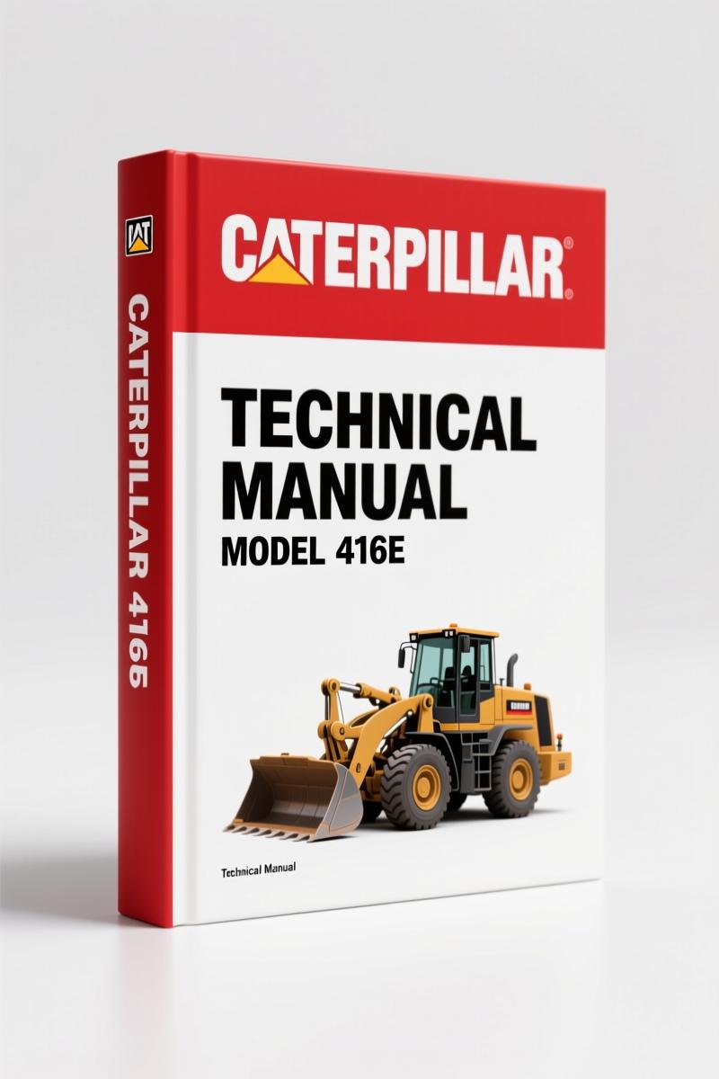 Caterpillar 416E Technical Manual – 24 Pages OEM Specs